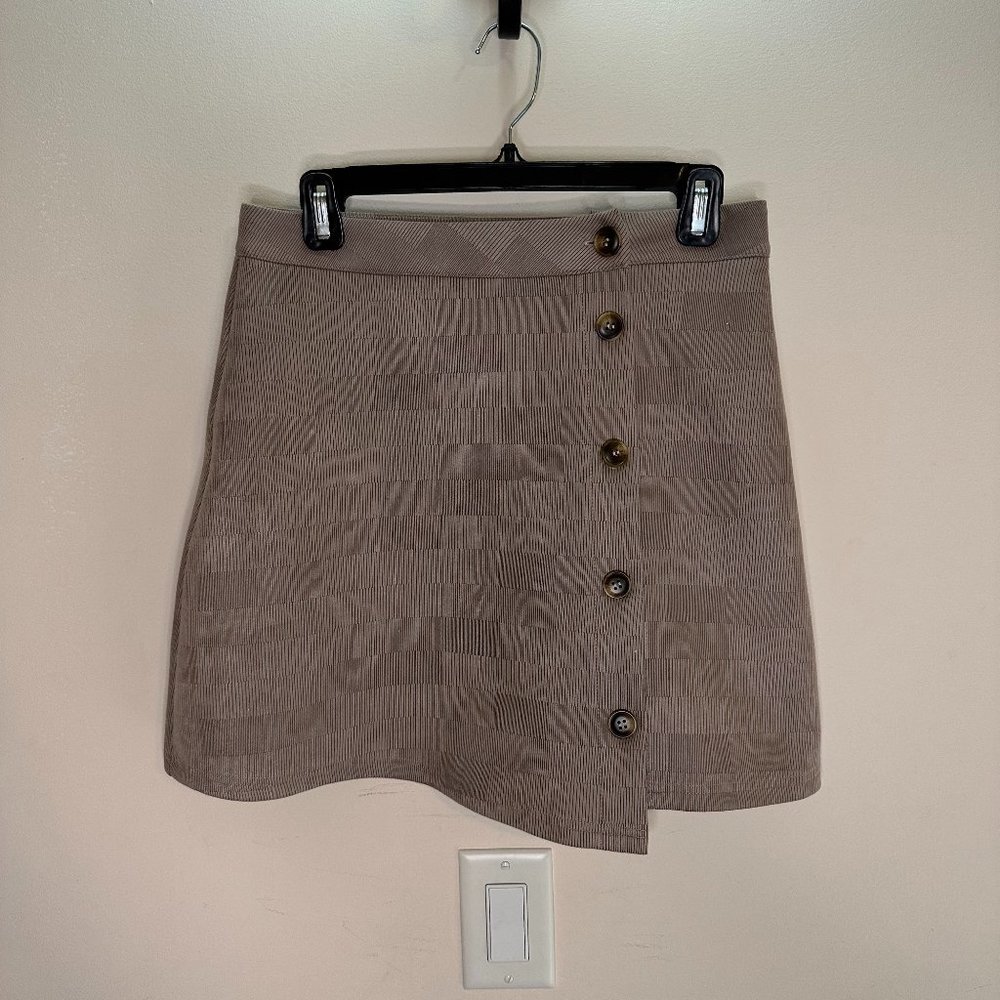 Button skirt.